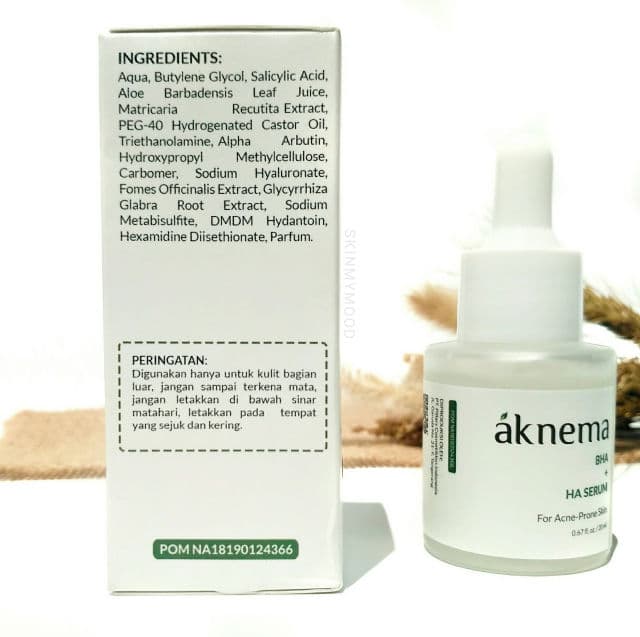 aknema BHA + HA Serum review photo by Skinmymood