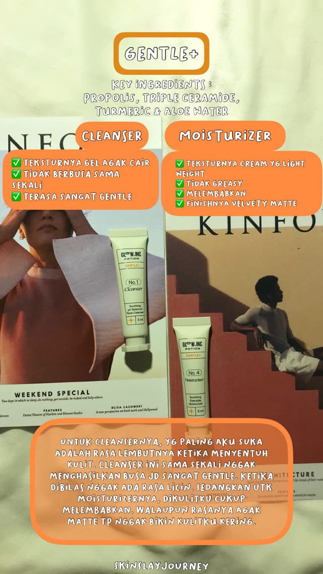 Glow Inc Potion GENTLE+ Soothing pH Balancer Face Cleanser review photo by Skinslay