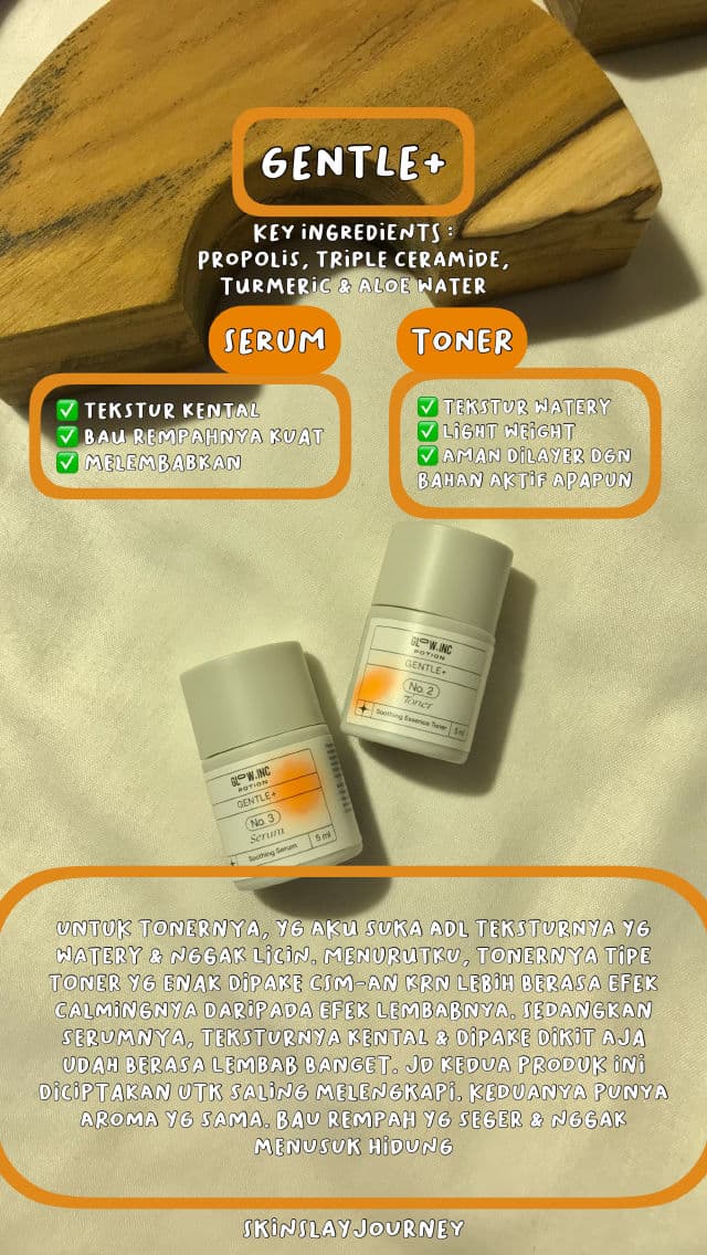 Glow Inc Potion GENTLE+ Soothing Essence Toner review photo by Skinslay