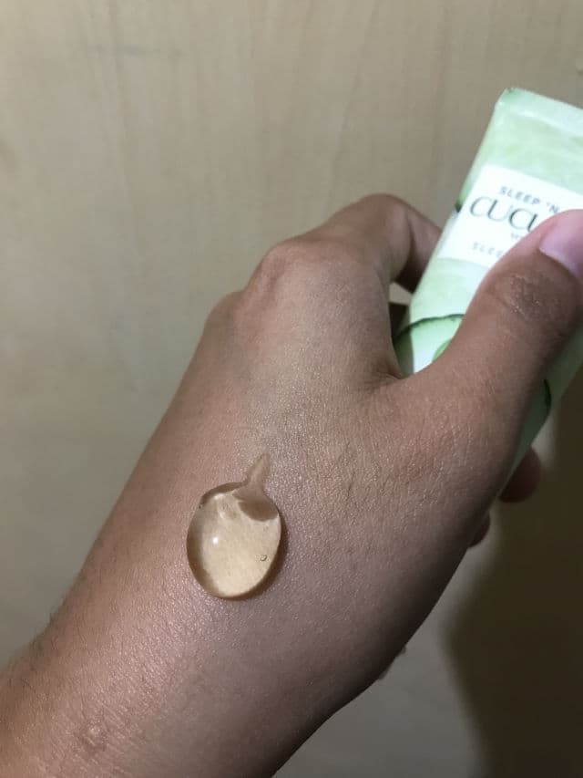 Y.O.U Sleep 'n Beauty Cucumber Ace Sleeping Mask review photo by Skinslay