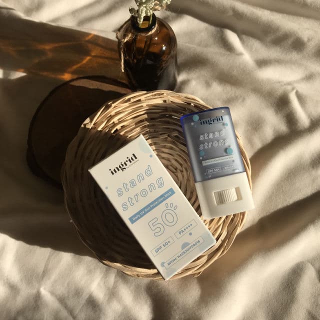 Ingrid Cosmetics Stand Strong Daily UV Sun Protection Stick  review photo by Skinslay