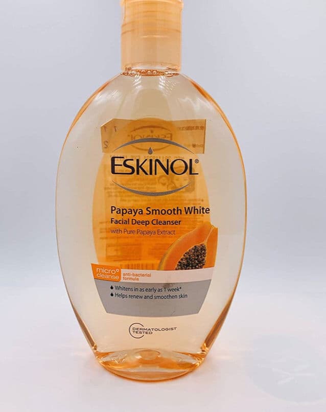 Eskinol Papaya Smooth White Facial Deep Cleanser with Pure Papaya Extract review photo by Sleepymoggy