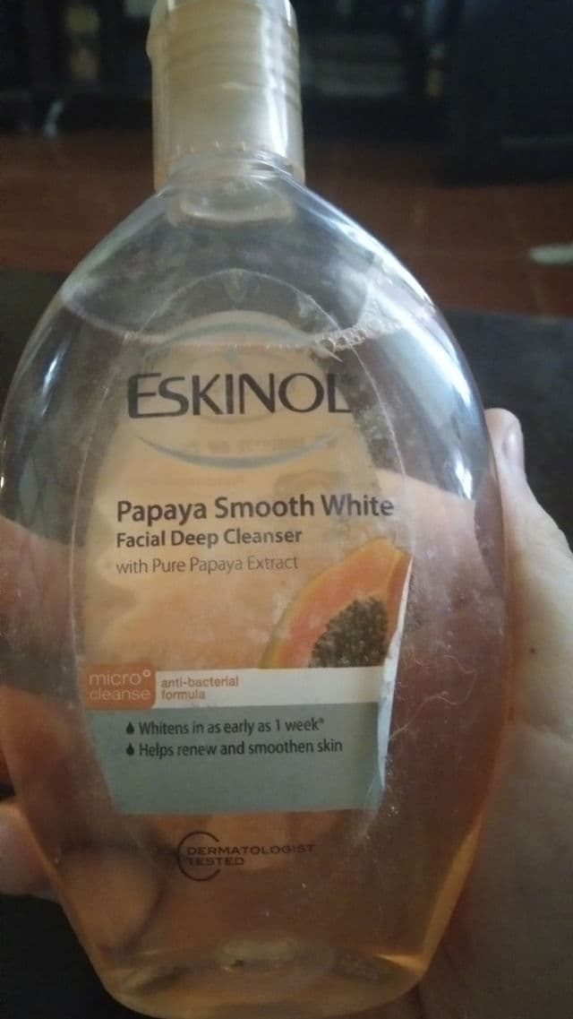 Eskinol Papaya Smooth White Facial Deep Cleanser with Pure Papaya Extract review photo by Slyra