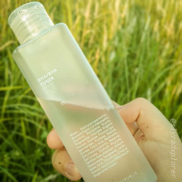 Face Republic AHA/BHA Toner review photo by Slyra