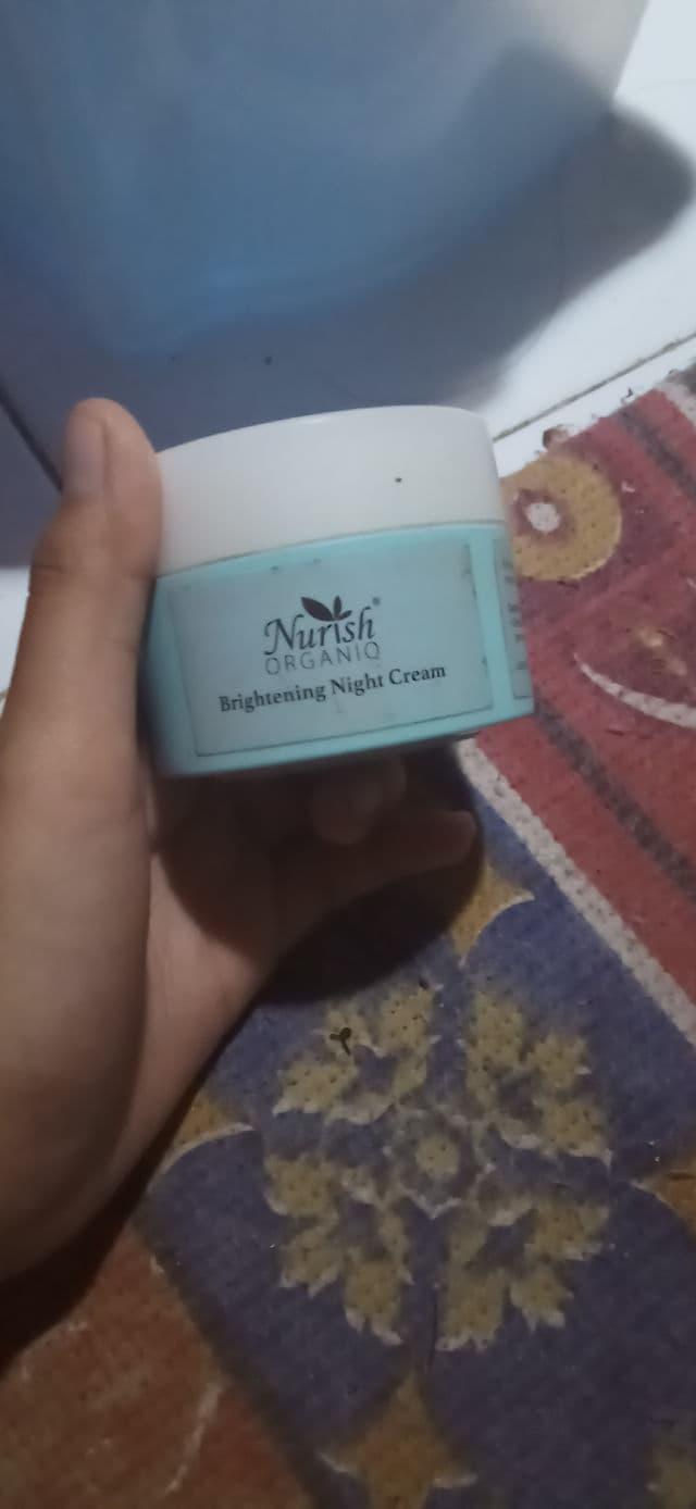 Nurish Organiq Brightening Night Cream review photo by Smoothie