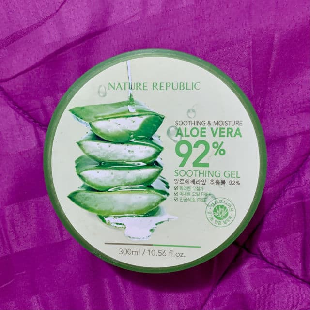 NATURE REPUBLIC Soothing & Moisture Aloe Vera 92% Soothing Gel review photo by beautyfirstbysv