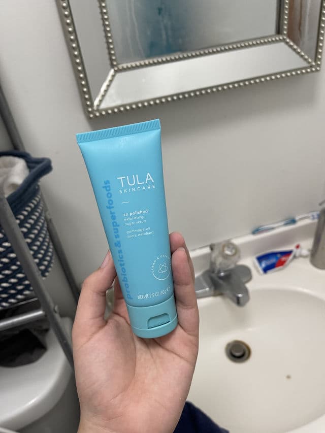 TULA Skincare So Polished Exfoliating Sugar Scrub review photo by SophiaDelarosa