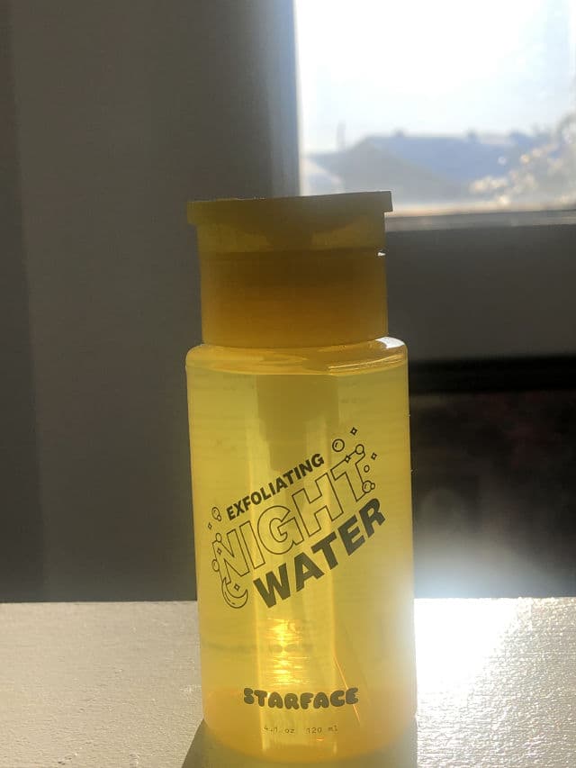 Starface Exfoliating Night Water review photo by SophieDrop