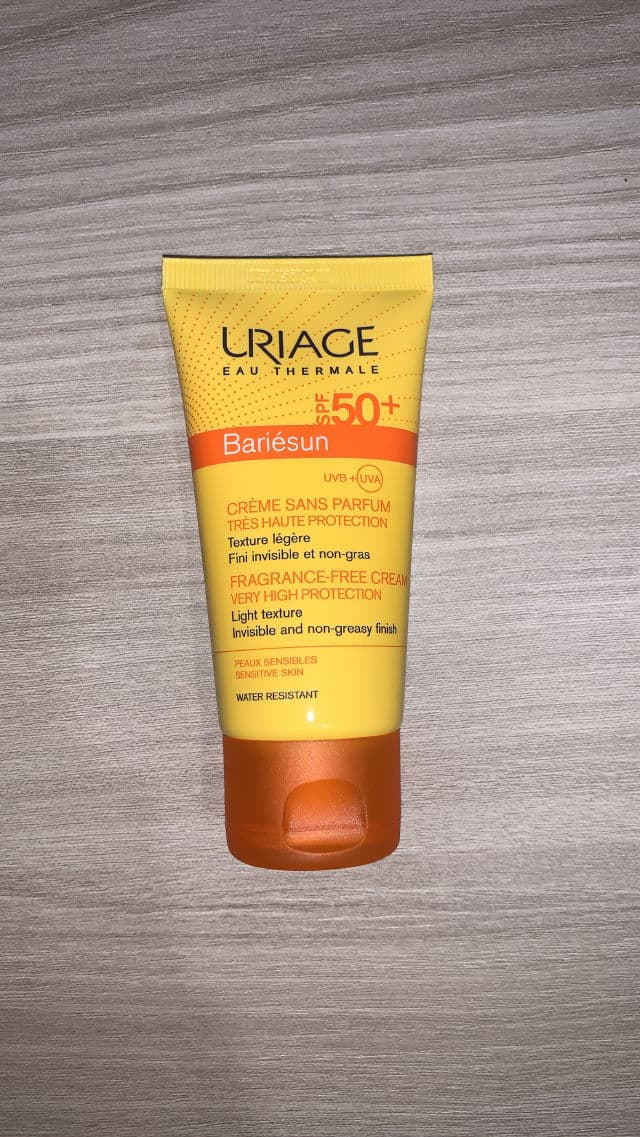 Uriage Bariesun Fragrance-Free Cream SPF50+ review photo by soraskn