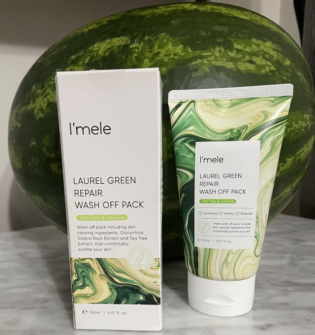 I'mele Laurel Green Repair Wash Off Face Mask Pack review photo by StatMaster314