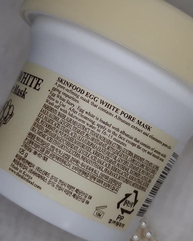 SKINFOOD Egg White Pore Mask review photo by Suni