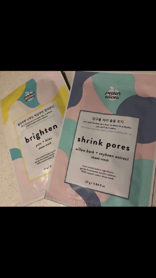 Peach Slices Brighten Mask review photo by Sunnysideup1