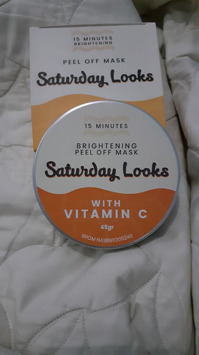 Saturday Looks Brightening Peel Off Mask review photo by Suriskinsdiary