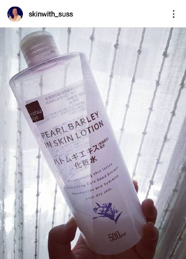 Matsumoto Kiyoshi Pearl Barley in Skin Lotion review photo by Sussi