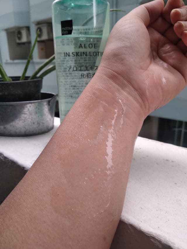Matsumoto Kiyoshi Aloe in Skin Lotion review photo by Sussi