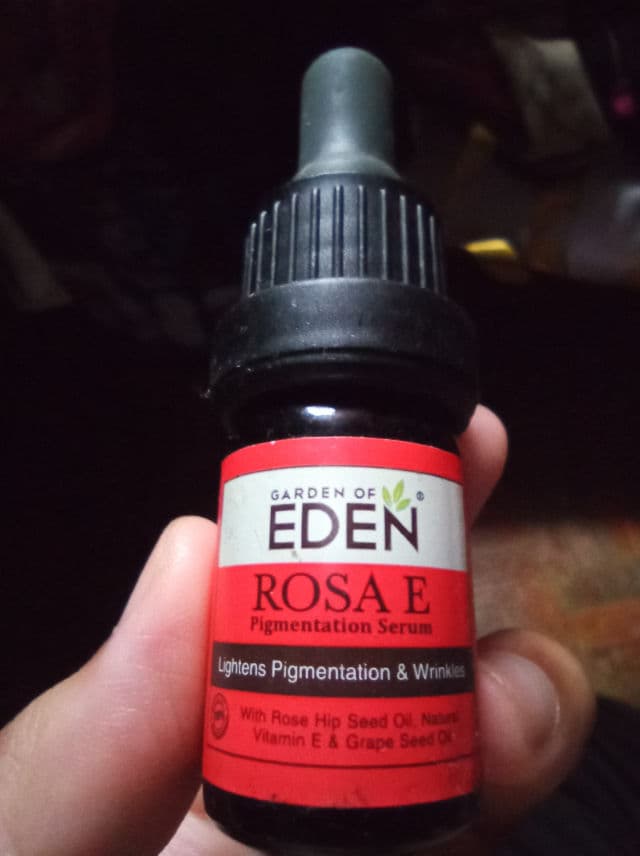 Garden of Eden Rosa E Pigmentation Serum review photo by Swanzy