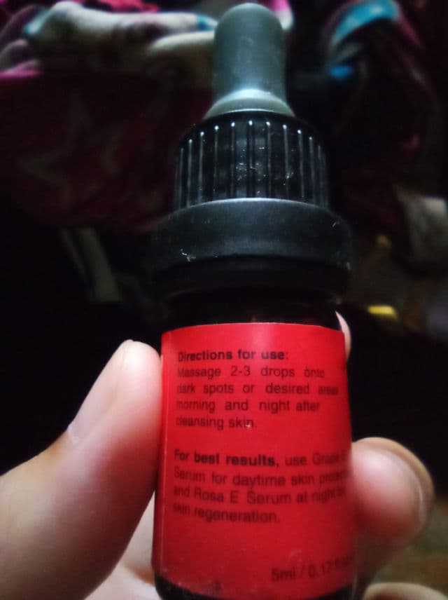 Garden of Eden Rosa E Pigmentation Serum review photo by Swanzy