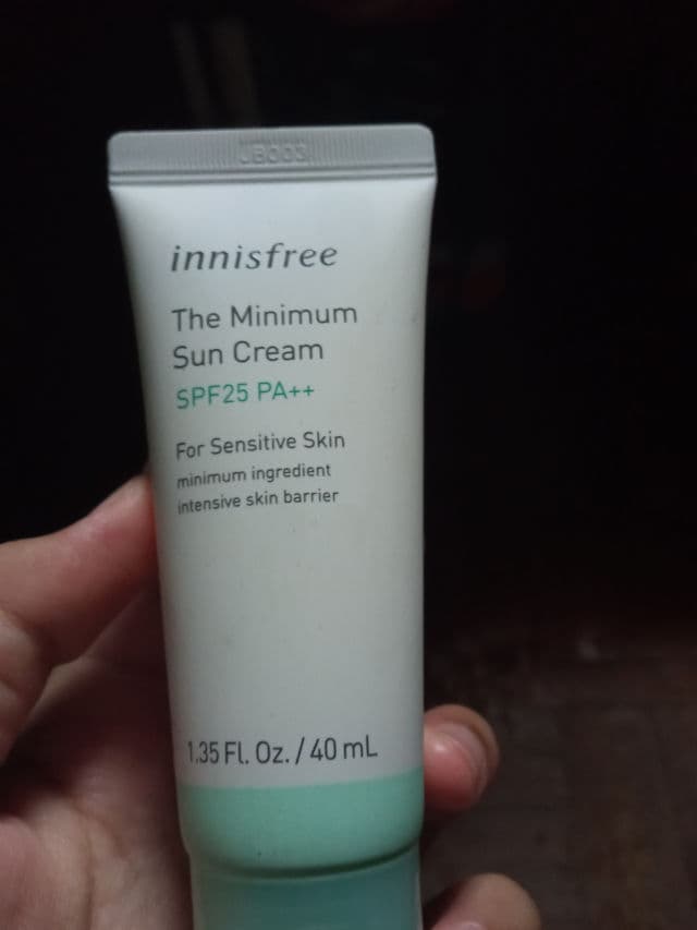 INNISFREE The Minimum Sun Cream SPF25 PA++ review photo by Swanzy