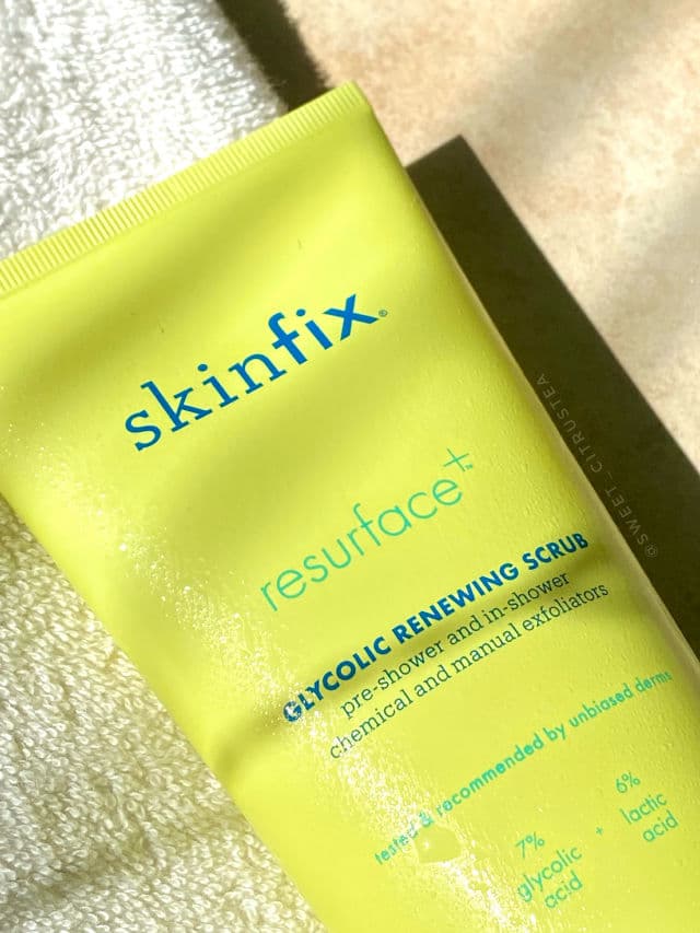 Skinfix Resurface+ Glycolic Renewing Body Scrub review photo by SSweetCitrusTea