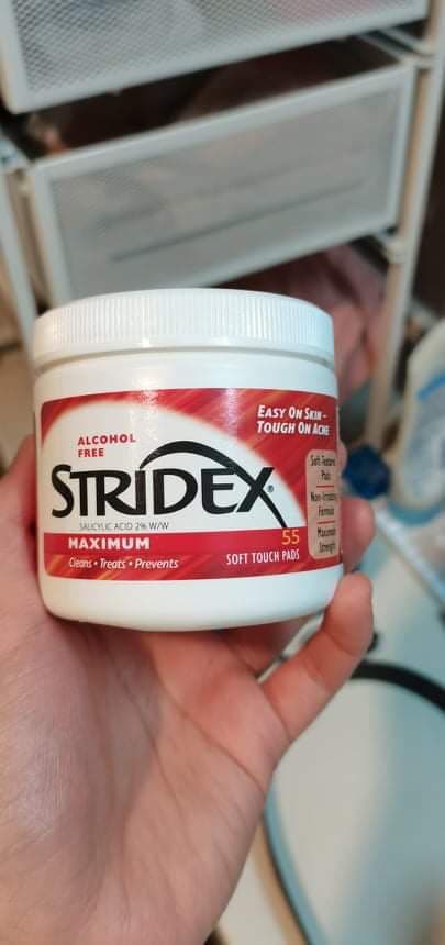 Stridex Daily Care Acne Pads with Salicylic Acid, Maximum Strength review photo by Sydney