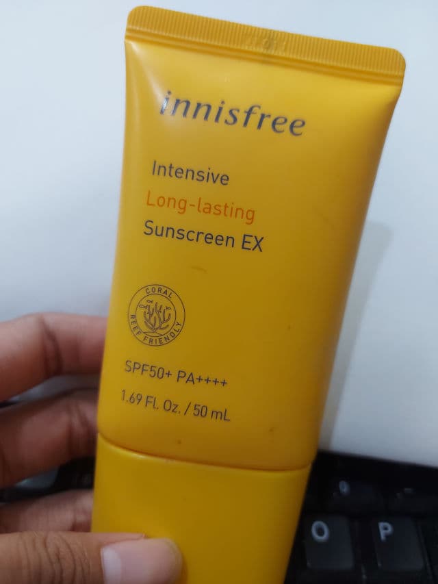 INNISFREE Intensive Long Lasting Sunscreen SPF50+ PA++++ review photo by Syena