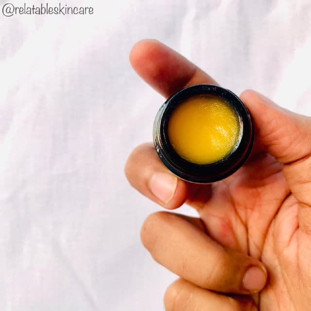 Juicy Chemistry Blood Orange & Rosehip Lip Balm review photo by TAABS