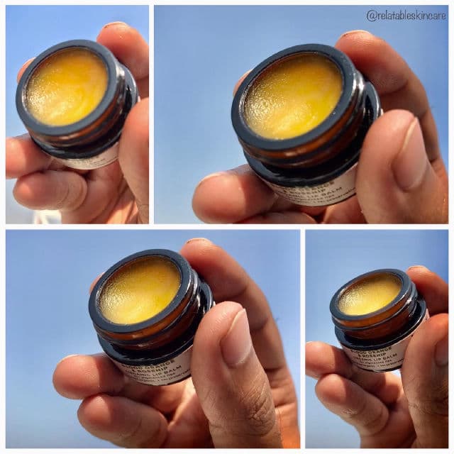 Juicy Chemistry Blood Orange & Rosehip Lip Balm review photo by TAABS