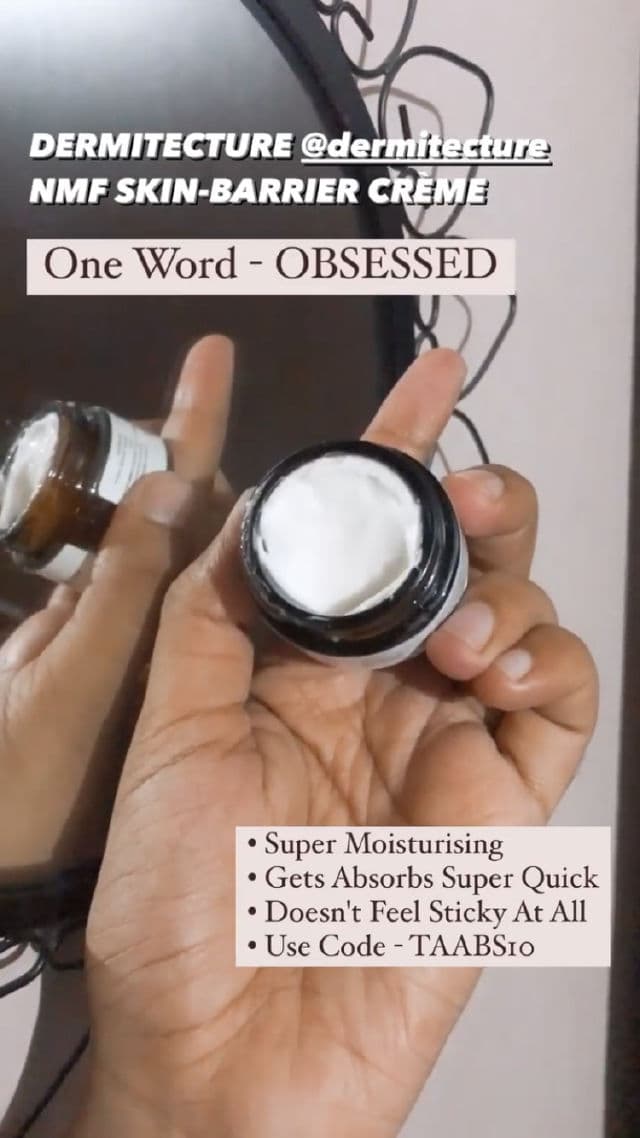 Dermitecture Skin-barrier Crème review photo by TAABS