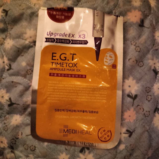MEDIHEAL E.G.T Timetox Ampoule Mask review photo by Irises