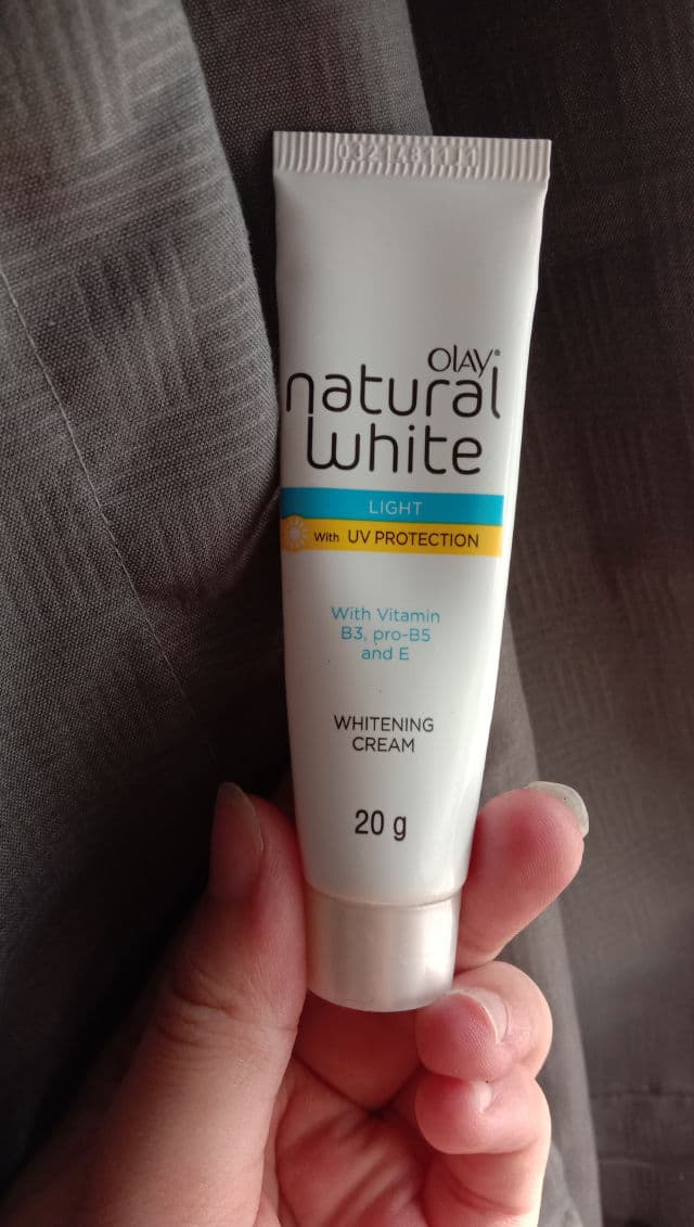 Olay Natural White Light w​/​ UV Protection Whitening Cream review photo by Tabprisaf