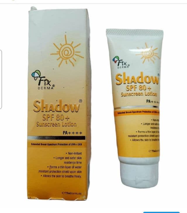 FixDerma Shadow SPF 80+ Sunscreen Lotion review photo by Tapaswini