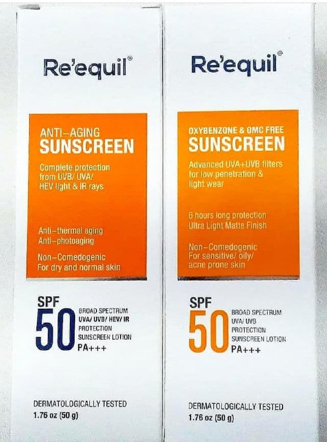 Re'equil Oxybenzone & OMC Free Sunscreen SPF 50 review photo by Tapaswini