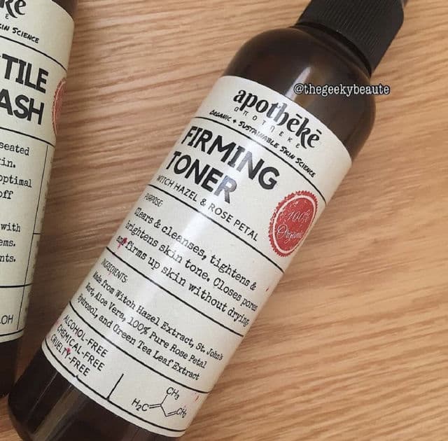 Apotheke Science Firming Toner for Women review photo by TheGeekyBeaute
