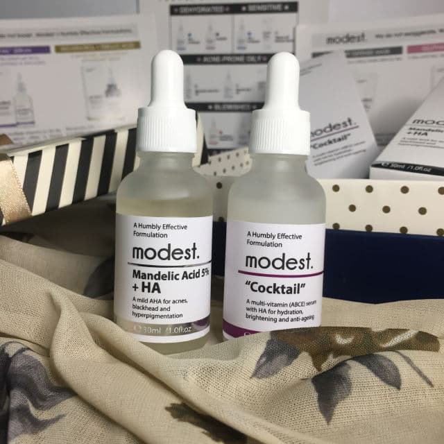 modest. Mandelic Acid 5% + HA review photo by TheGeekyBeaute
