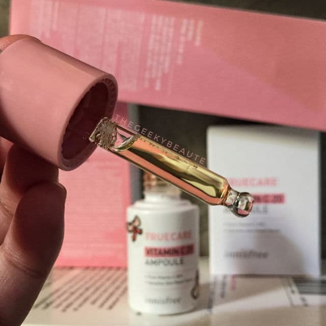 INNISFREE Truecare Vitamin C 20 Ampoule review photo by TheGeekyBeaute