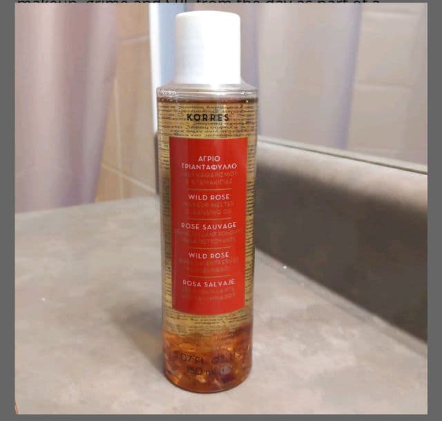 Korres Wild Rose Makeup Melter Cleansing Oil review photo by TheLittleChikk