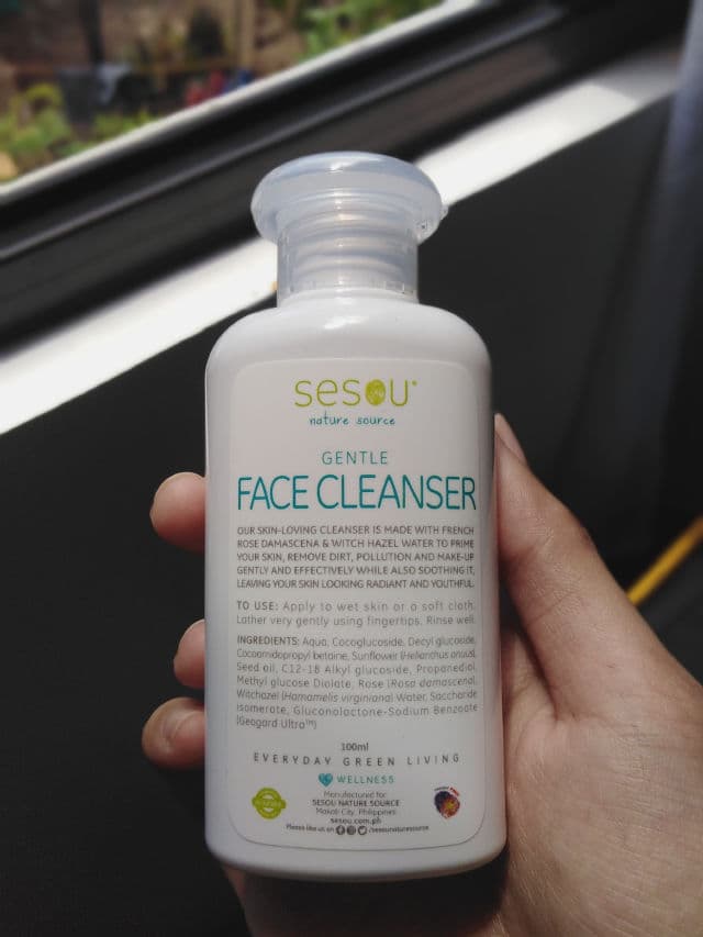 Sesou Nature Source Gentle Face Cleanser  review photo by TheNewConvert