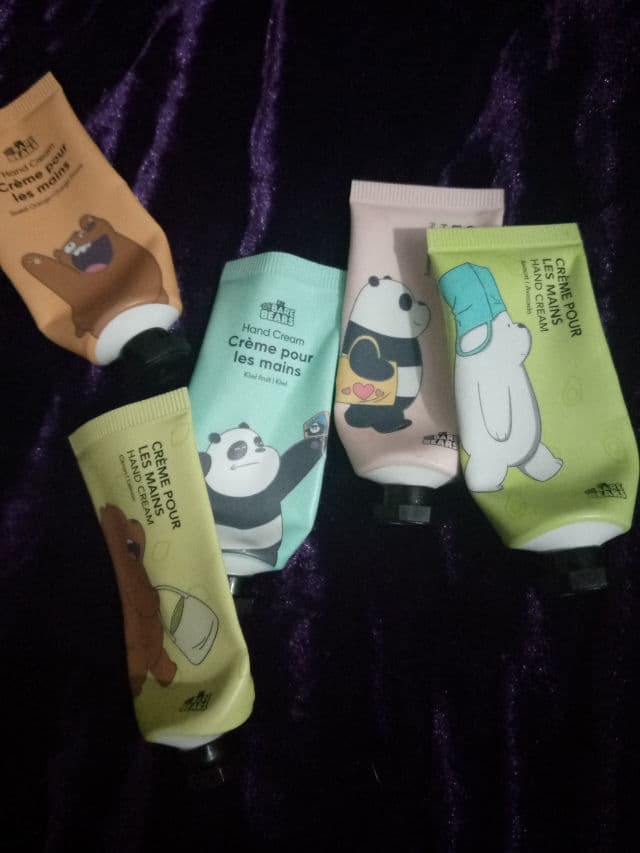 MINISO We Bare Bears Rose Moisturizing Hand Cream review photo by TheSnarlingBunny