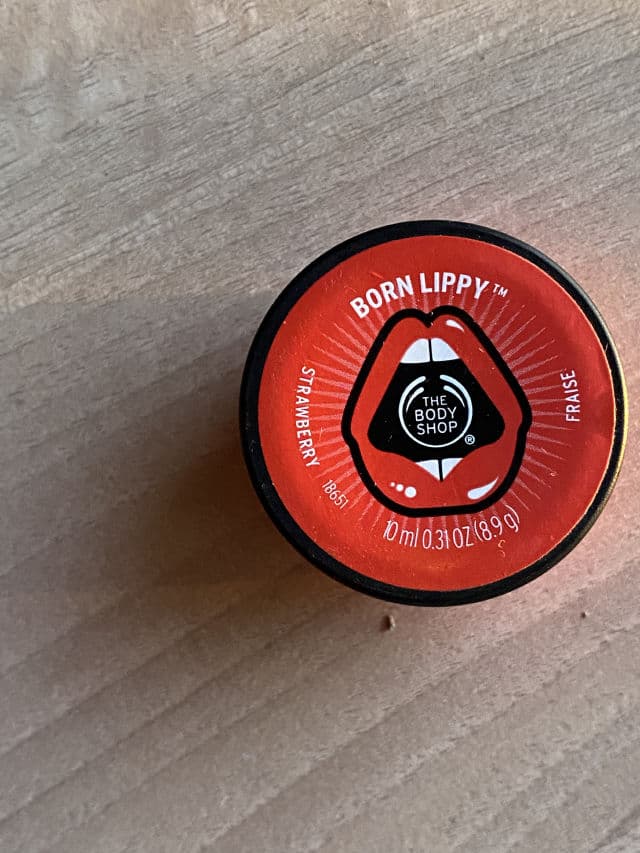 The Body Shop Strawberry Born Lippy Stick Lip Balm review photo by Juhikundal