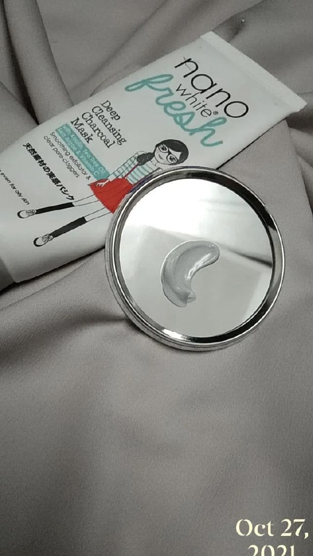 Nano White Fresh Deep Cleansing Charcoal Mask review photo by Aiskinc