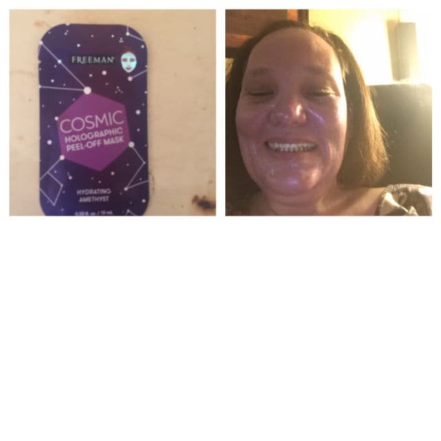 Freeman Cosmic Holographic Peel-Off Mask Hydrating Amethyst review photo by Tinaturner