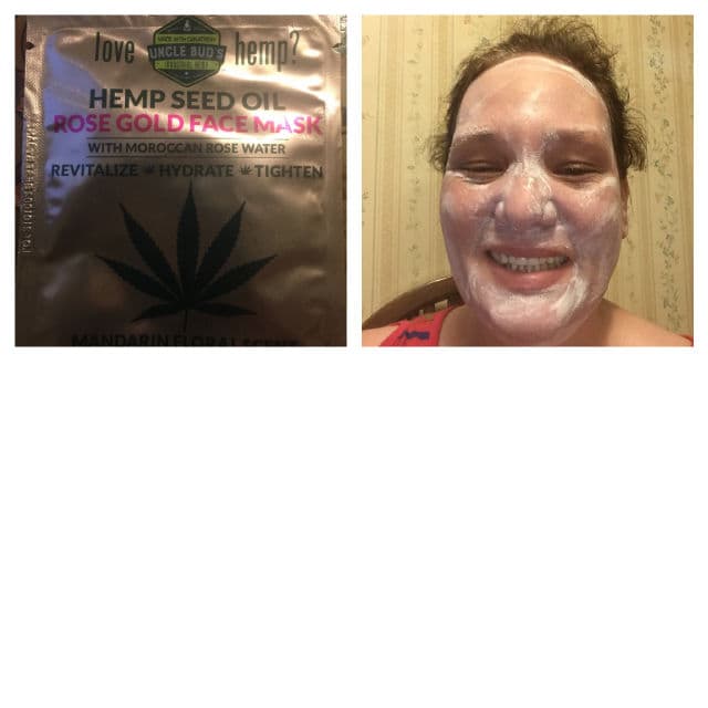 Uncle Bud’s Hemp Seed Oil Rose Gold Face Mask review photo by Tinaturner