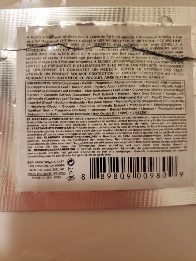 GlamGlow Barbie x Glamglow Limited Edition Supermud Activated Charcoal Clearing Treatment Mask review photo by Tomochi