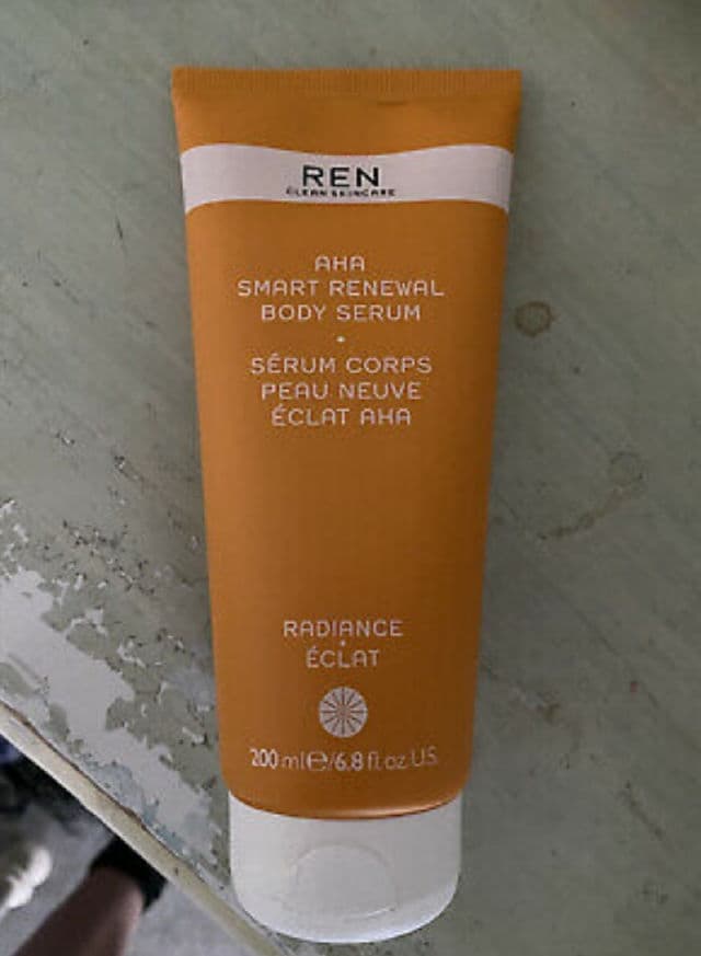 Ren AHA Smart Renewal Body Serum review photo by Testertootsymorse