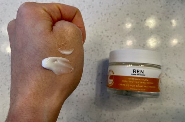 REN Clean Skincare Overnight Glow Dark Spot Sleeping Cream review photo by treasuredbeautyfinds