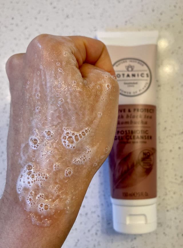 Botanics Revive & Protect Postbiotic Cleanser review photo by treasuredbeautyfinds