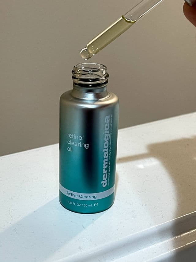 Dermalogica Retinol Clearing Oil review photo by treasuredbeautyfinds