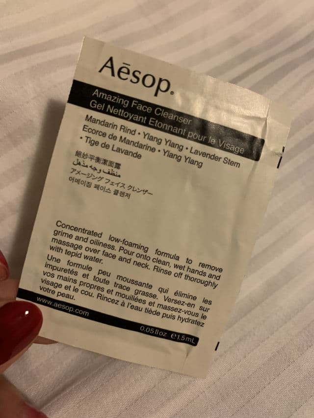 Aesop Amazing Face Cleanser review photo by Unadon