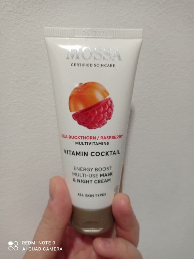 Mossa Vitamin Cocktail Energy Boost Multi-Use Mask & Night Cream review photo by VAO