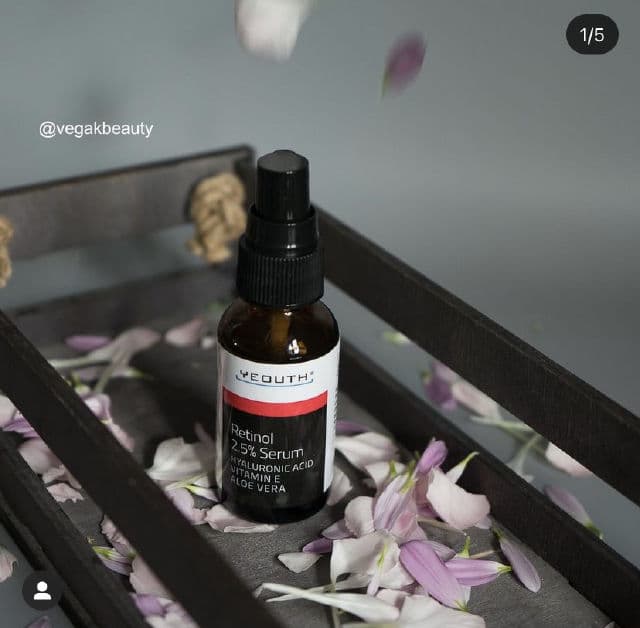 YEOUTH Retinol 2.5% Serum review photo by Veguya